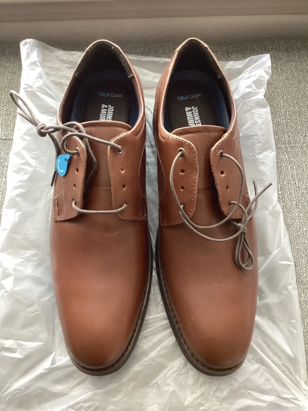 Johnston & Murphy Holcomb Waterproof Plain Toe Derby, size 11